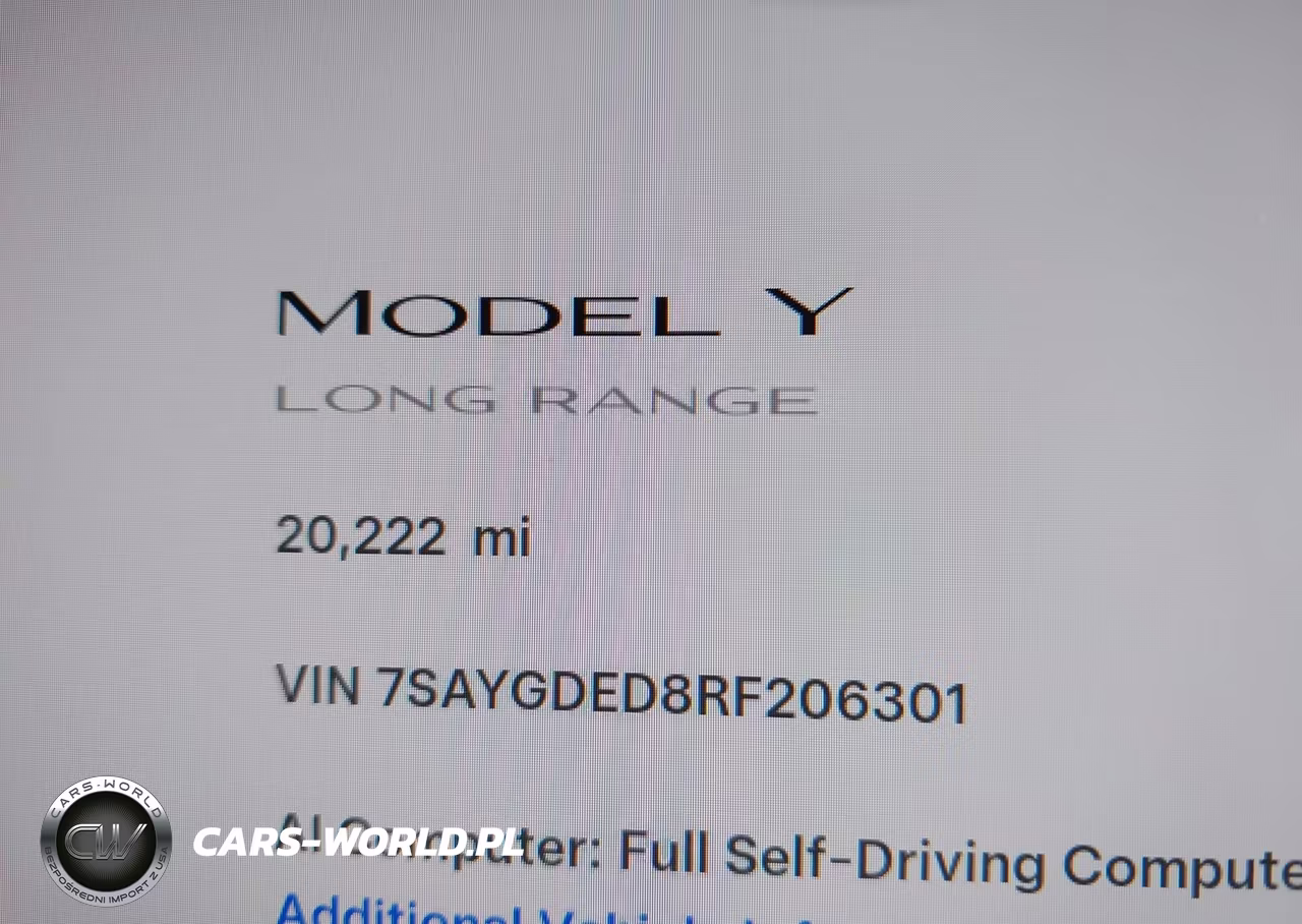 2024 Tesla Model Y Long Range Single Motor Rear-Wheel Drive-Rwd VIN:7SAYGDED8RF206301 - 16