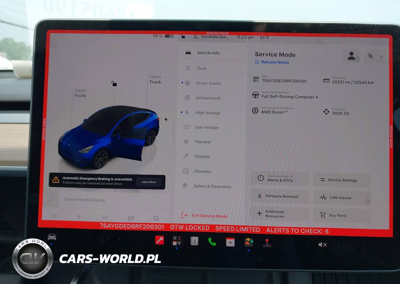 2024 Tesla Model Y Long Range Single Motor Rear-Wheel Drive-Rwd VIN:7SAYGDED8RF206301 - 19