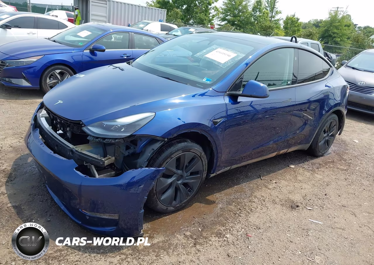 2024 Tesla Model Y Long Range Single Motor Rear-Wheel Drive-Rwd VIN:7SAYGDED8RF206301 - 2
