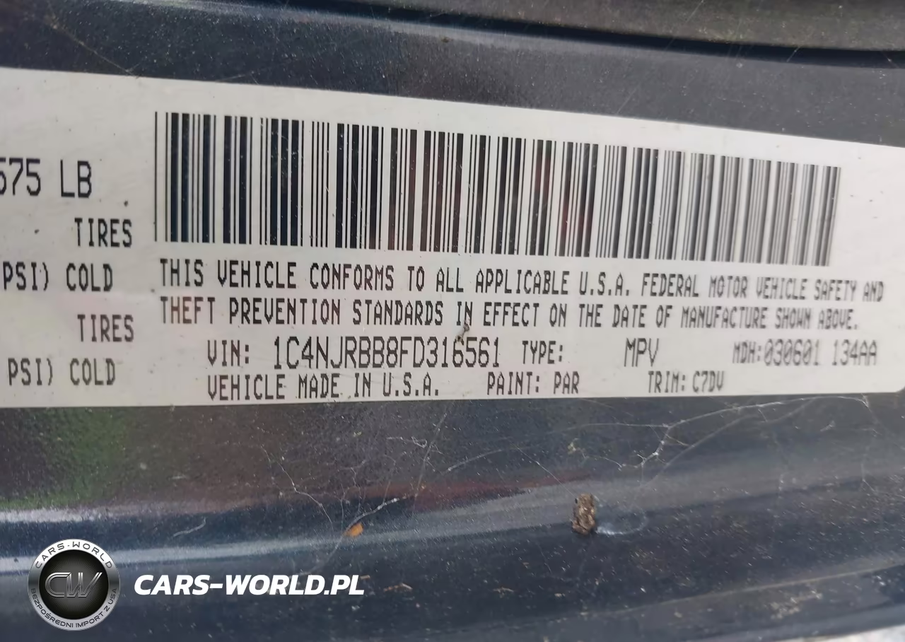 2015 Jeep Patriot Sport VIN:1C4NJRBB8FD316561 - 9