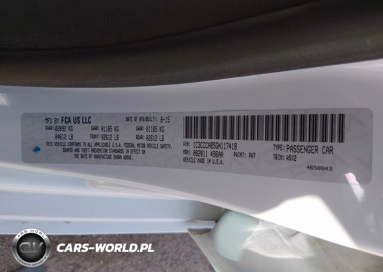 2016 Chrysler 200 Limited VIN:1C3CCCAB5GN117418 - 9
