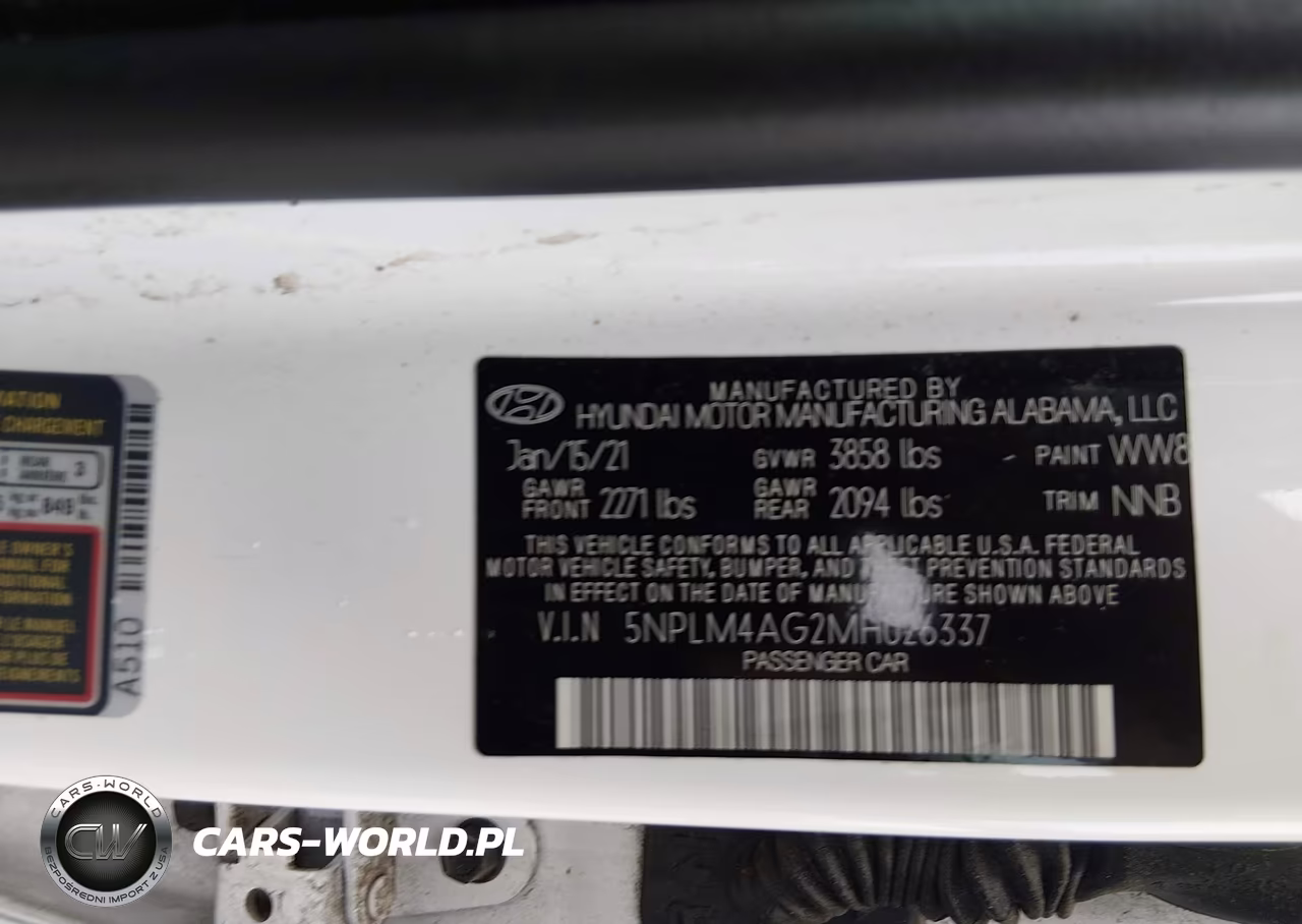 2021 Hyundai Elantra Sel VIN:5NPLM4AG2MH026337 - 9
