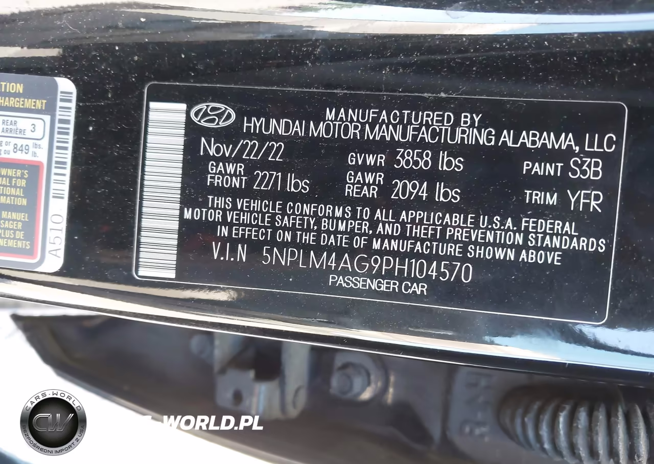 2023 Hyundai Elantra Sel VIN:5NPLM4AG9PH104570 - 9
