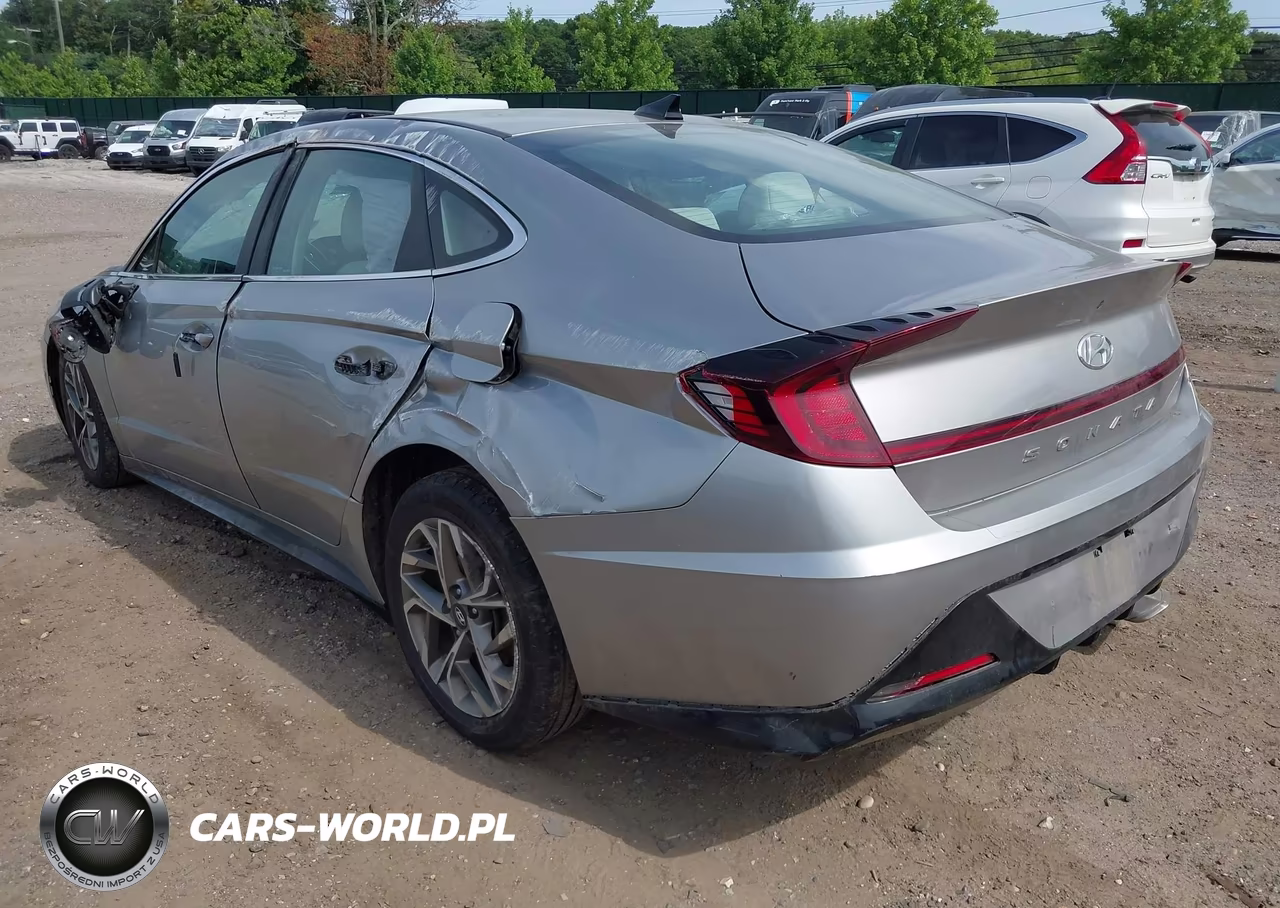 2021 Hyundai Sonata Sel VIN:KMHL64JAXMA145486 - 3