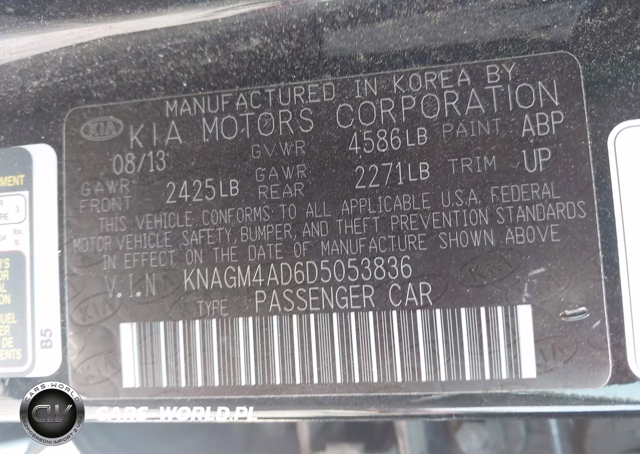2013 Kia Optima Hybrid Ex VIN:KNAGM4AD6D5053836 - 9