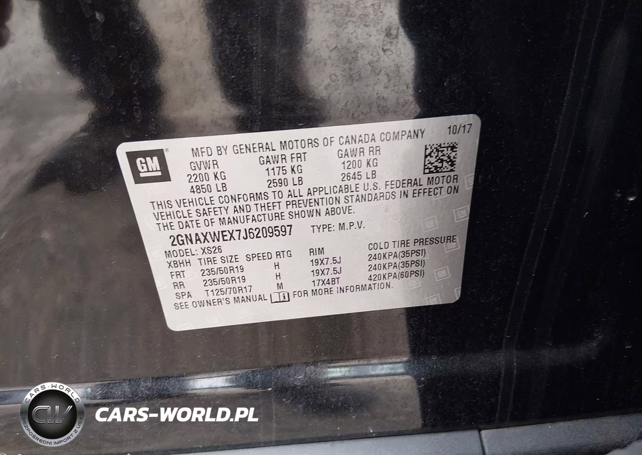 2018 Chevrolet Equinox Premier VIN:2GNAXWEX7J6209597 - 9