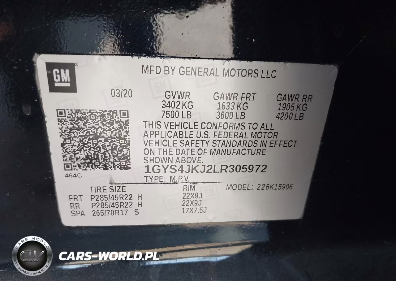 2020 Cadillac Escalade Esv 4Wd Premium Luxury VIN:1GYS4JKJ2LR305972 - 9