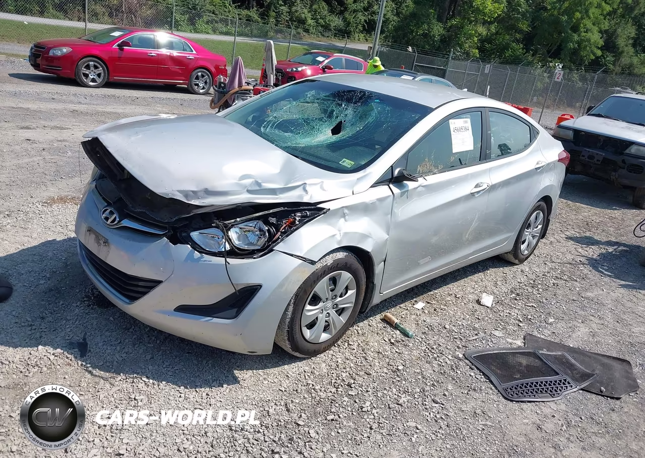 2016 Hyundai Elantra Se VIN:5NPDH4AE9GH797132 - 2