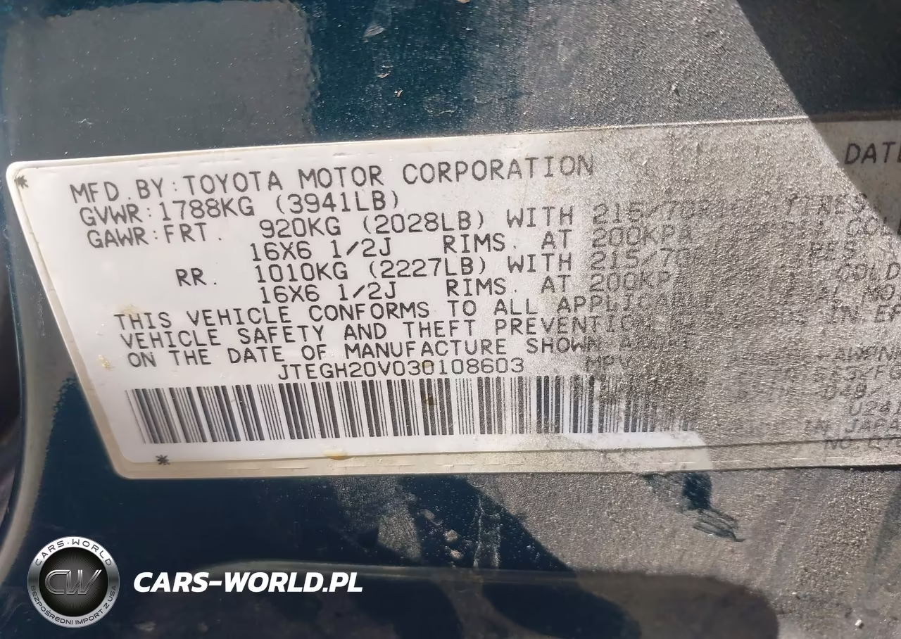 2003 Toyota Rav4 VIN:JTEGH20V030108603 - 9