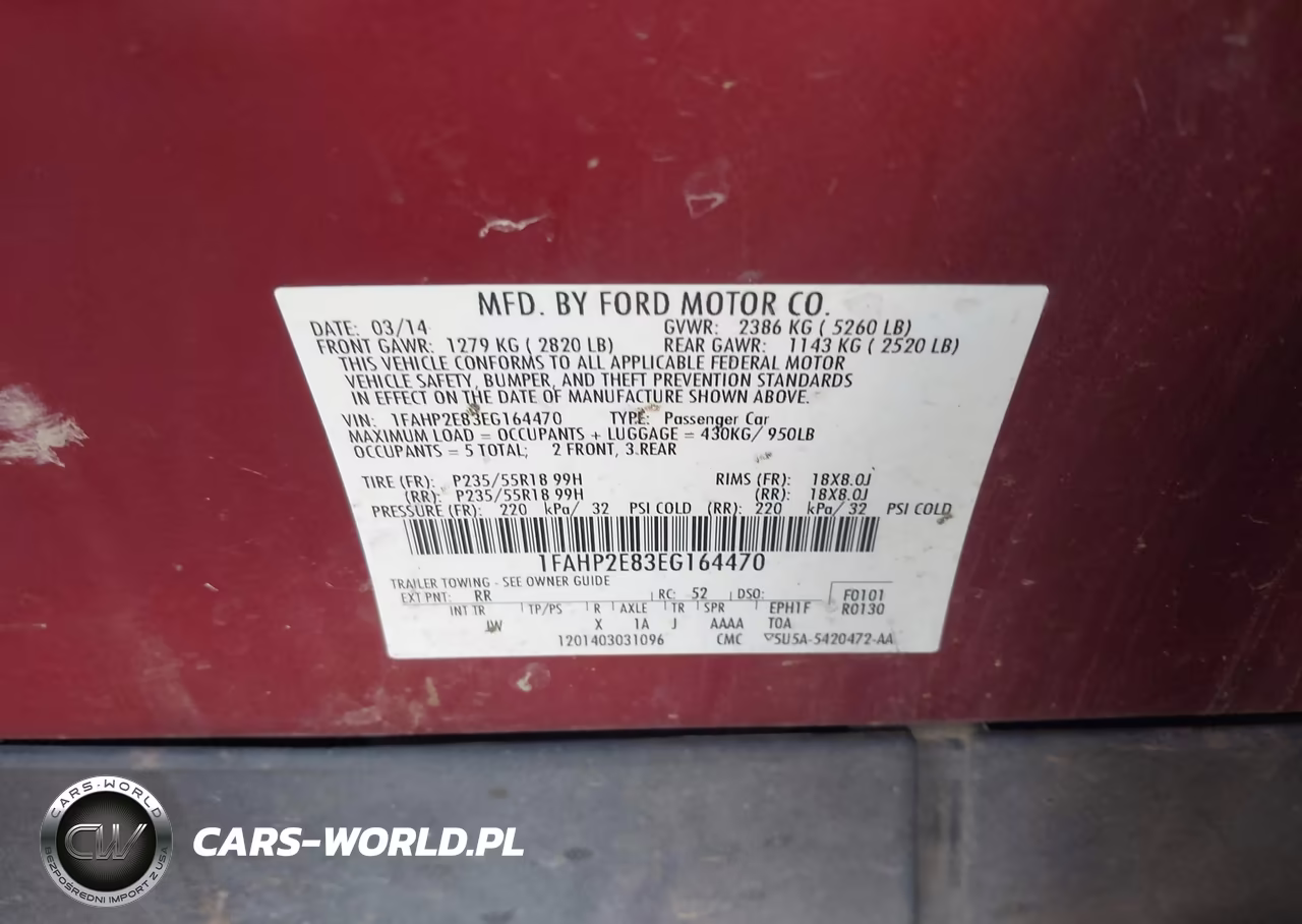 2014 Ford Taurus Sel VIN:1FAHP2E83EG164470 - 9