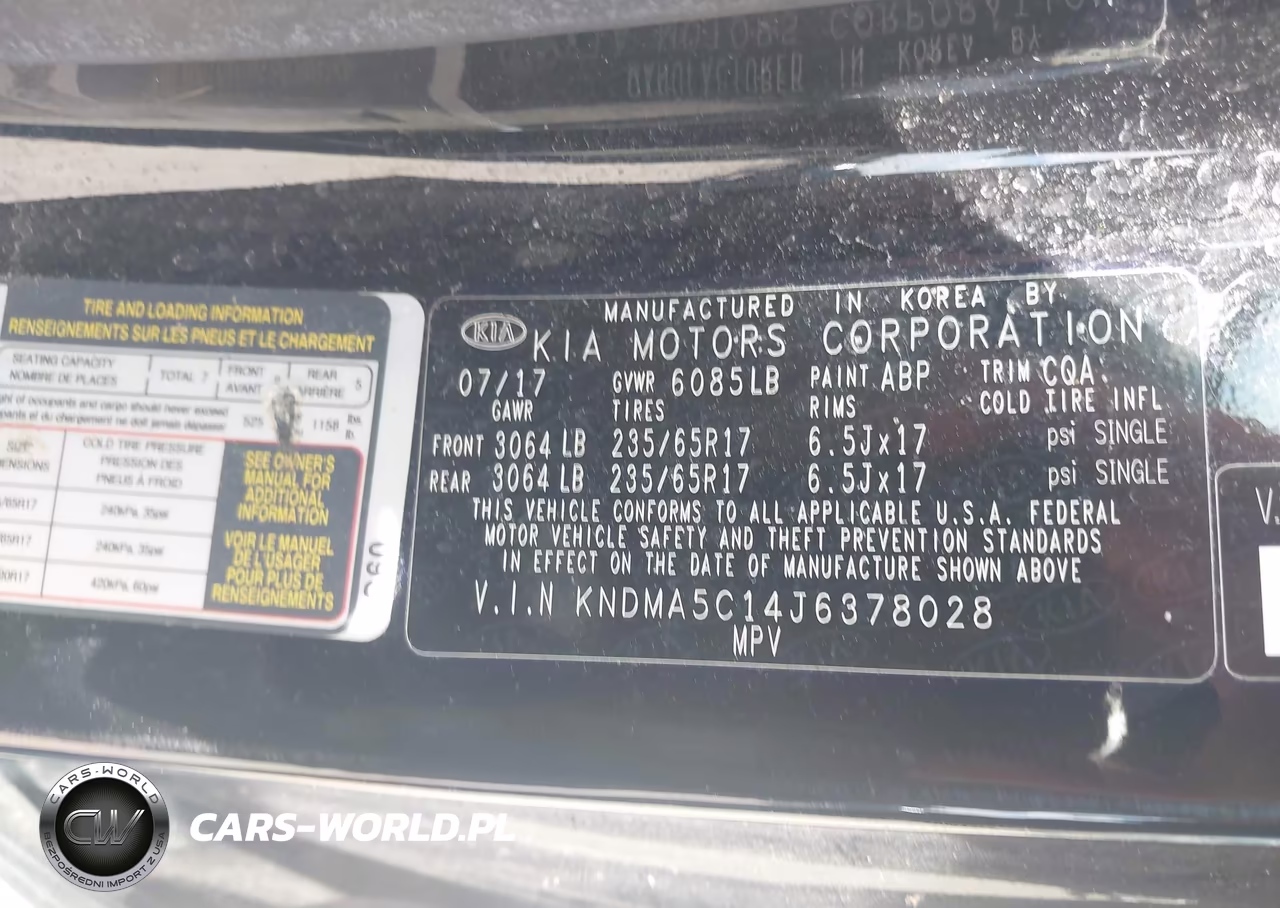 2018 Kia Sedona L VIN:KNDMA5C14J6378028 - 9