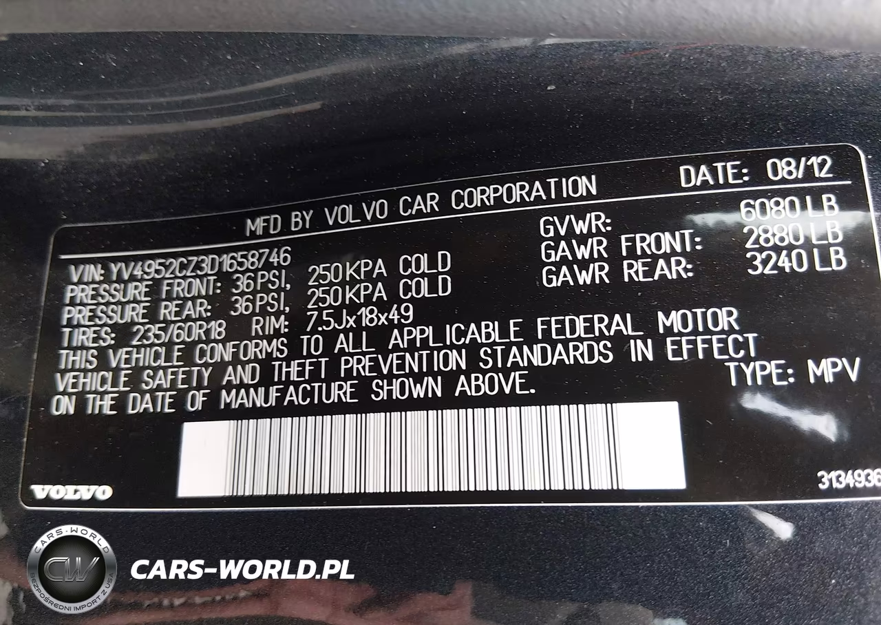 2013 Volvo Xc90 3.2-3.2 Platinum-3.2 Premier Plus VIN:YV4952CZ3D1658746 - 9