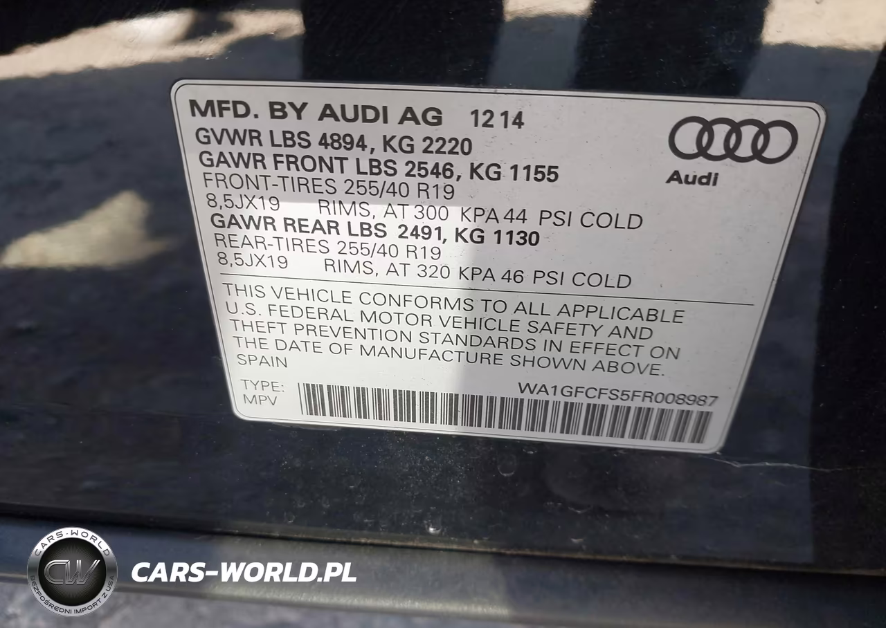 2015 Audi Q3 2.0T Premium Plus VIN:WA1GFCFS5FR008987 - 9