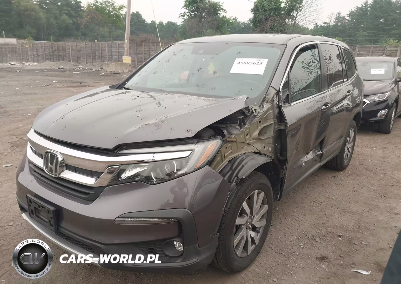 2020 Honda Pilot Awd Ex-L VIN:5FNYF6H54LB050393 - 2
