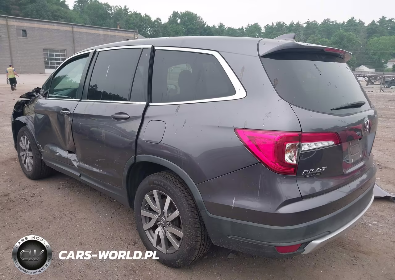 2020 Honda Pilot Awd Ex-L VIN:5FNYF6H54LB050393 - 3