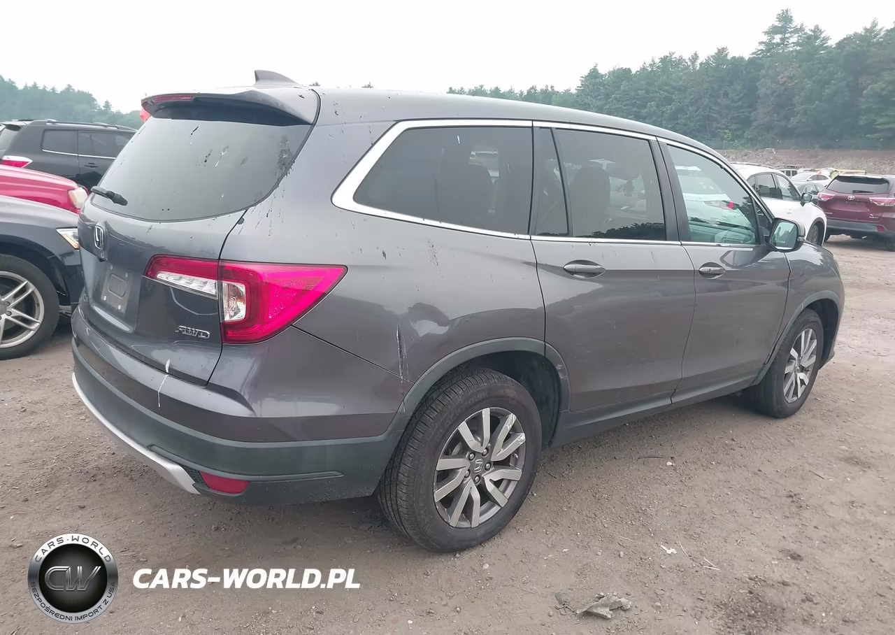2020 Honda Pilot Awd Ex-L VIN:5FNYF6H54LB050393 - 4