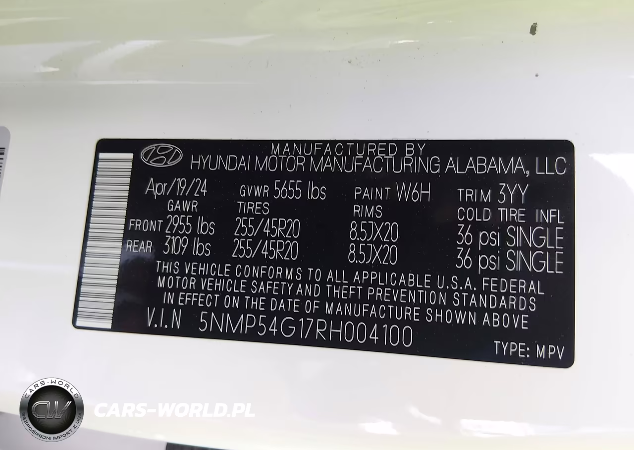 2024 Hyundai Santa Fe Hybrid Calligraphy VIN:5NMP54G17RH004100 - 9