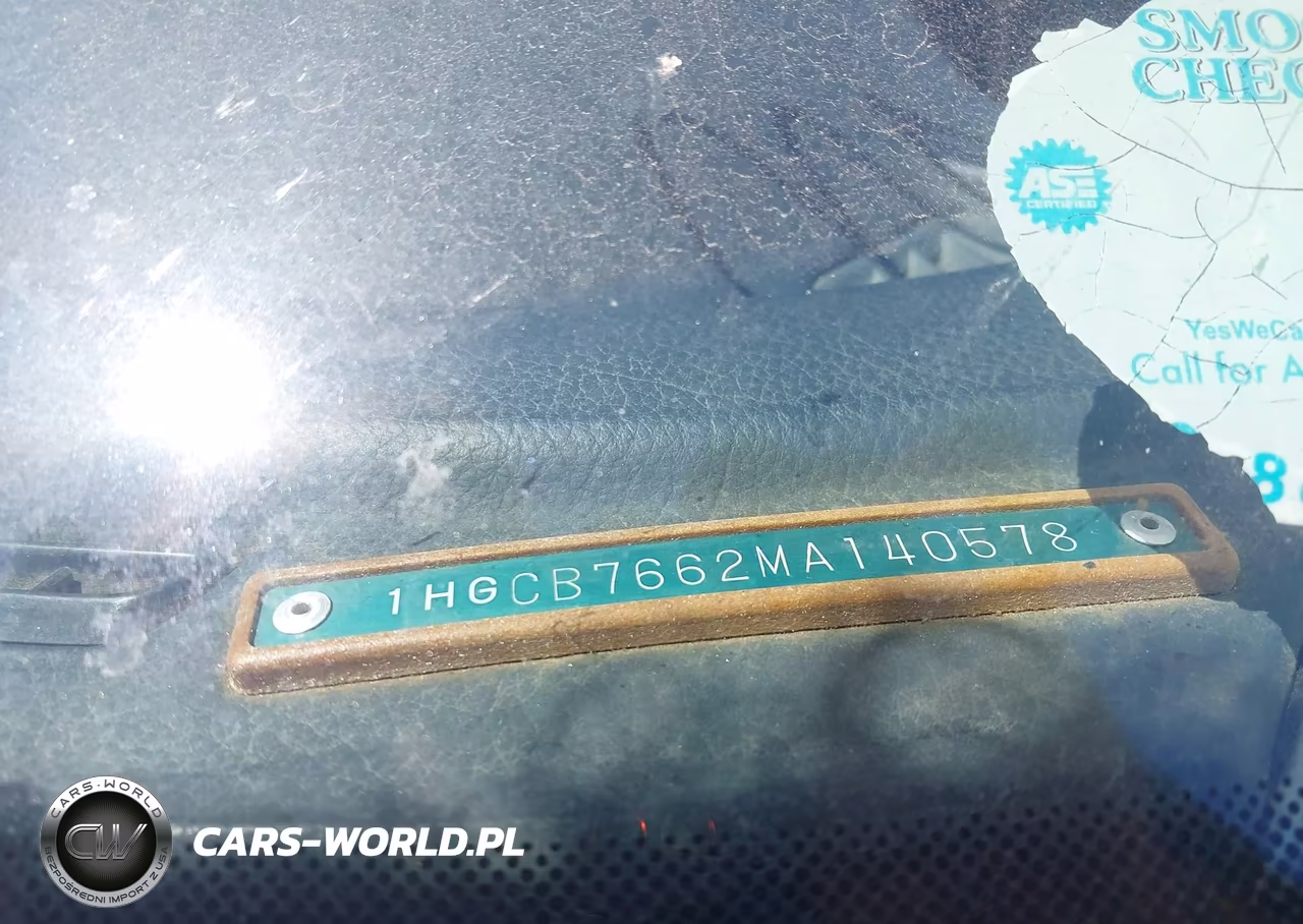 1991 Honda Accord Ex-Ex-R VIN:1HGCB7662MA140578 - 9