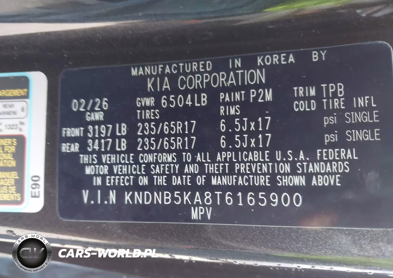 2026 Kia Carnival Mpv Hybrid Lxs VIN:KNDNB5KA8T6165900 - 9