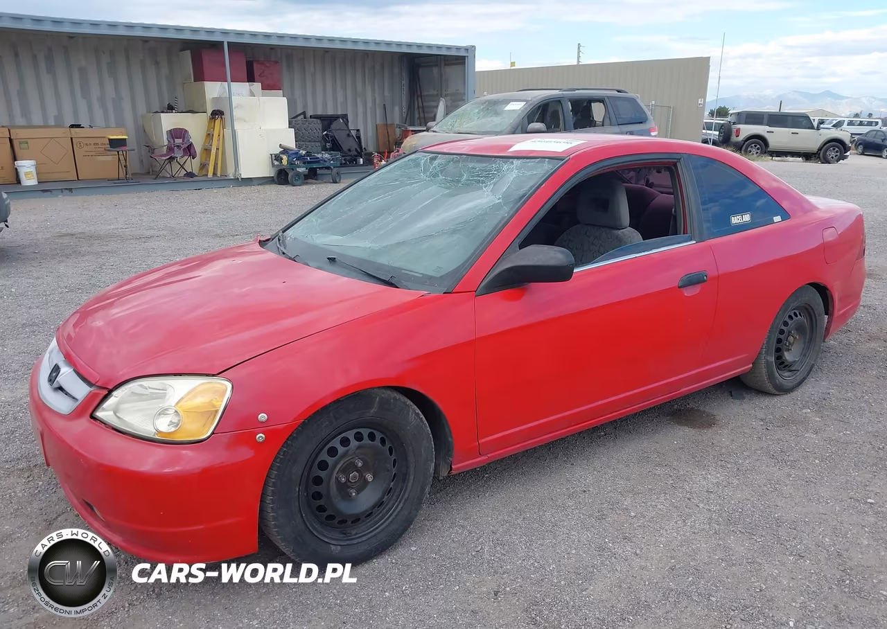 2001 Honda Civic Dx VIN:1HGEM22231L119148 - 2