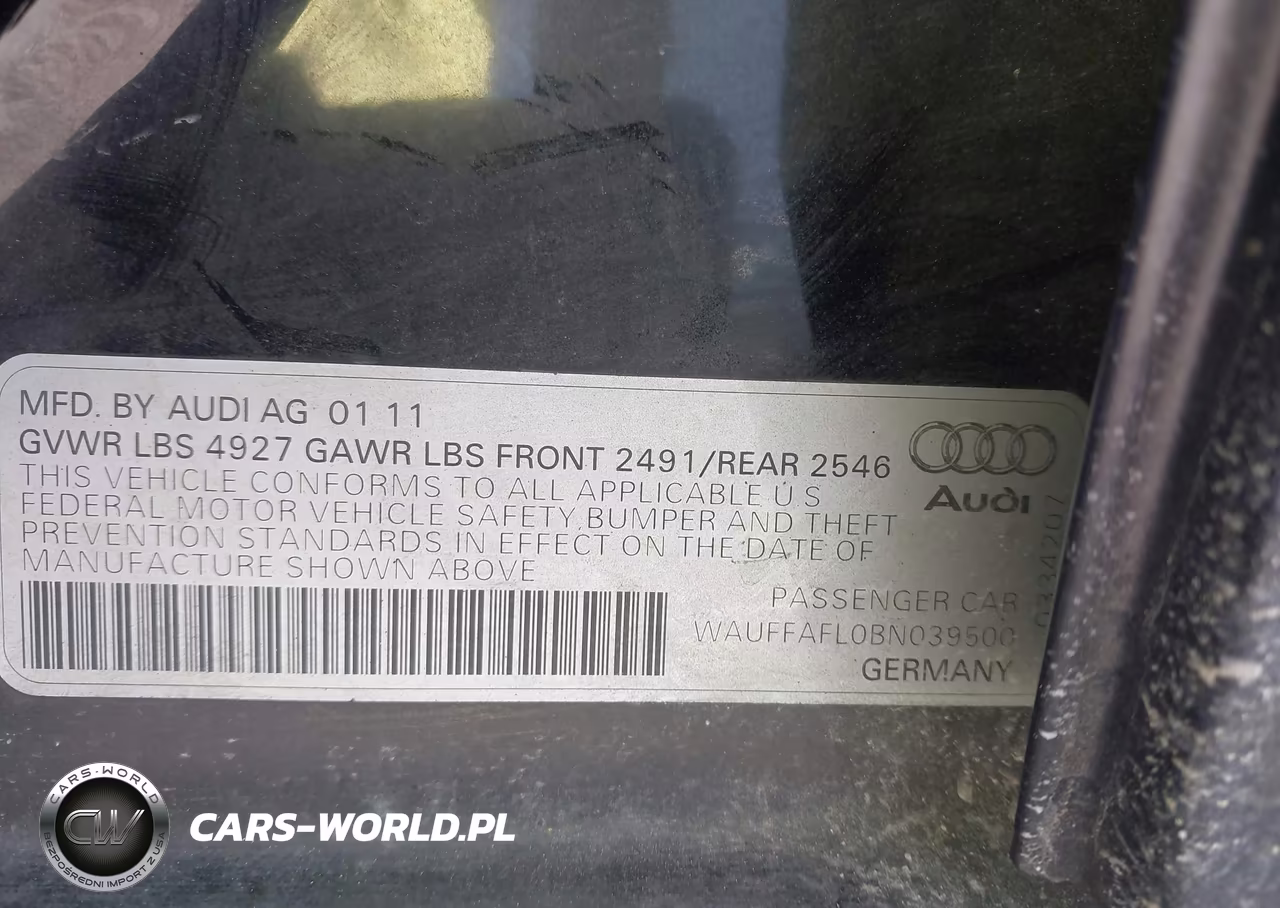 2011 Audi A4 2.0T Premium VIN:WAUFFAFL0BN039500 - 9
