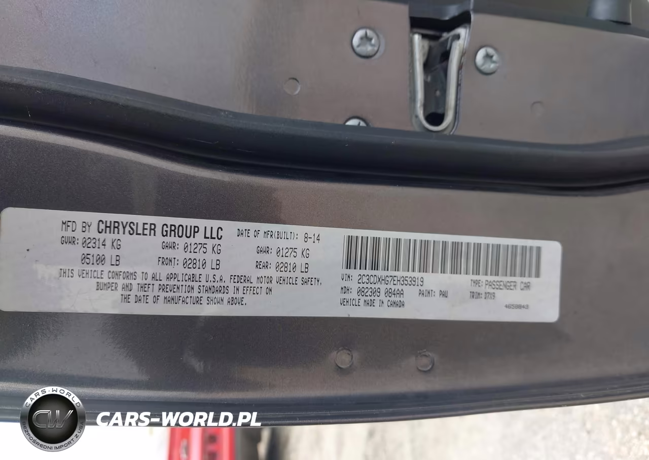 2014 Dodge Charger Sxt VIN:2C3CDXHG7EH353919 - 9