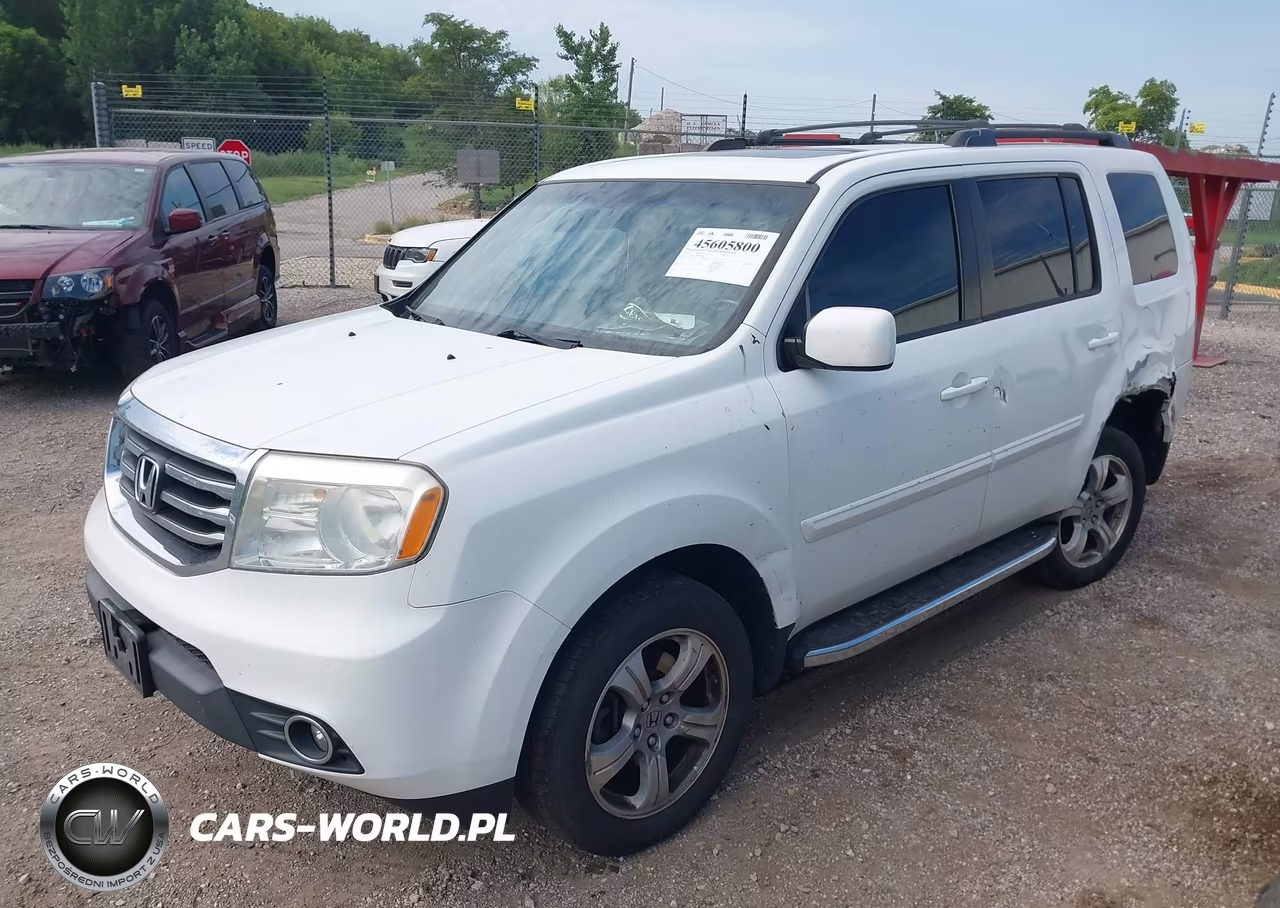 2013 Honda Pilot Ex-L VIN:5FNYF3H78DB003904 - 2