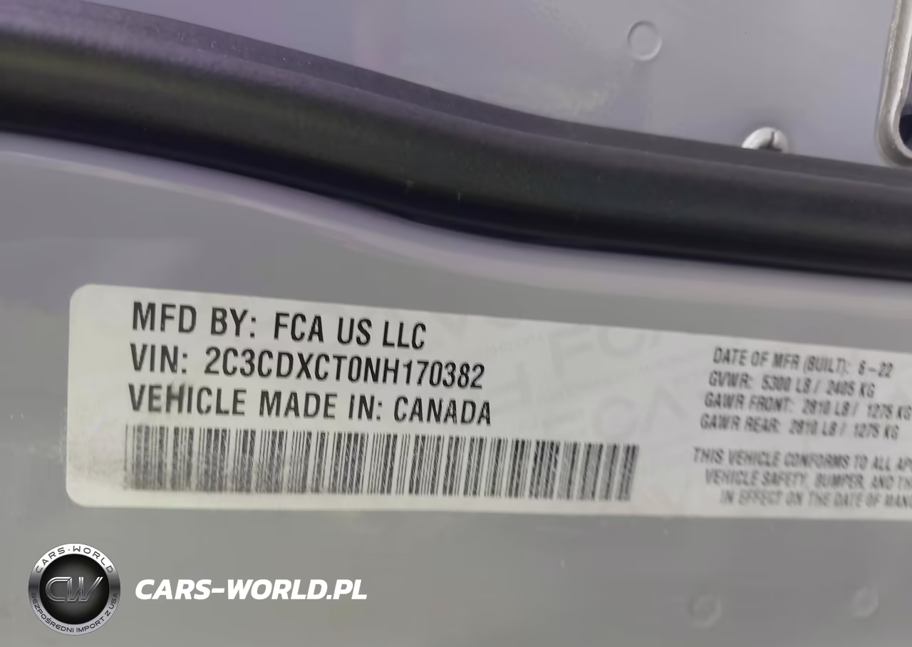 2022 Dodge Charger R-T VIN:2C3CDXCT0NH170382 - 9