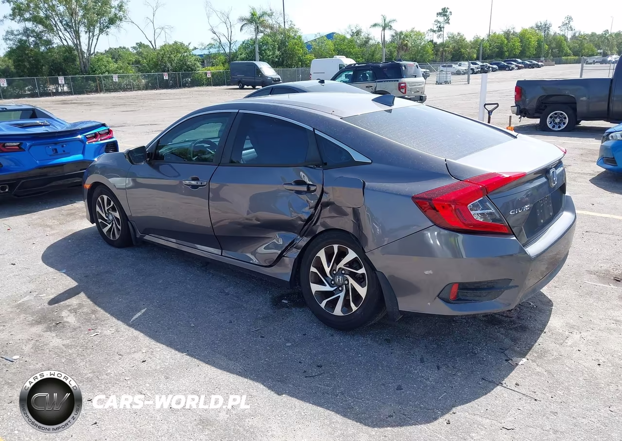2017 Honda Civic Ex VIN:19XFC2F73HE060021 - 3