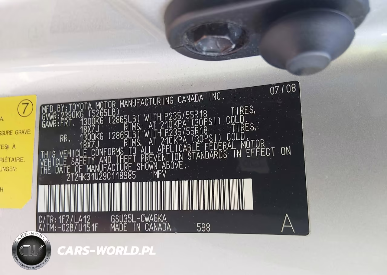2009 Lexus Rx 350 VIN:2T2HK31U29C118985 - 9