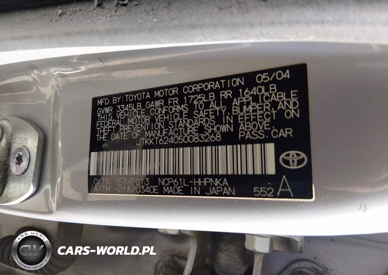 2005 Scion Xa VIN:JTKKT624050083268 - 9