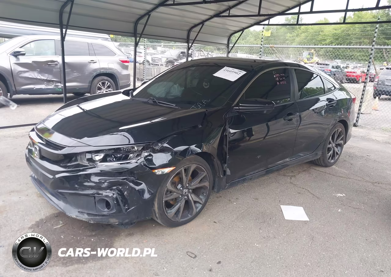 2019 Honda Civic Sport VIN:2HGFC2F84KH596112 - 2