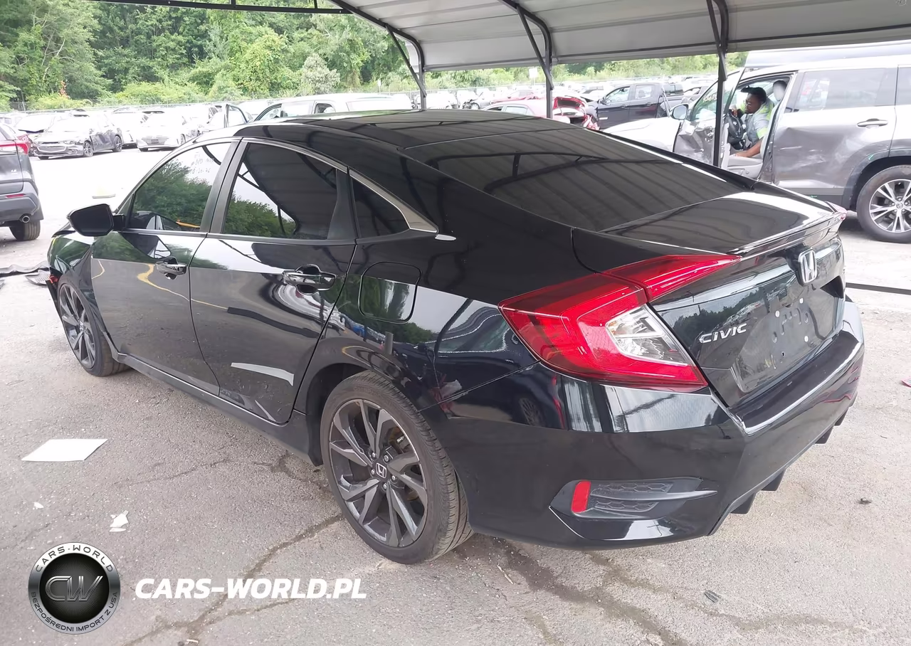 2019 Honda Civic Sport VIN:2HGFC2F84KH596112 - 3
