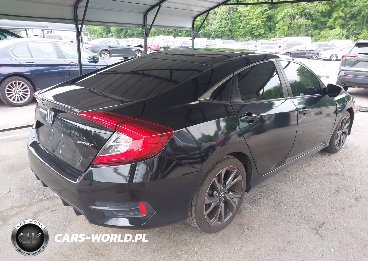 2019 Honda Civic Sport VIN:2HGFC2F84KH596112 - 4