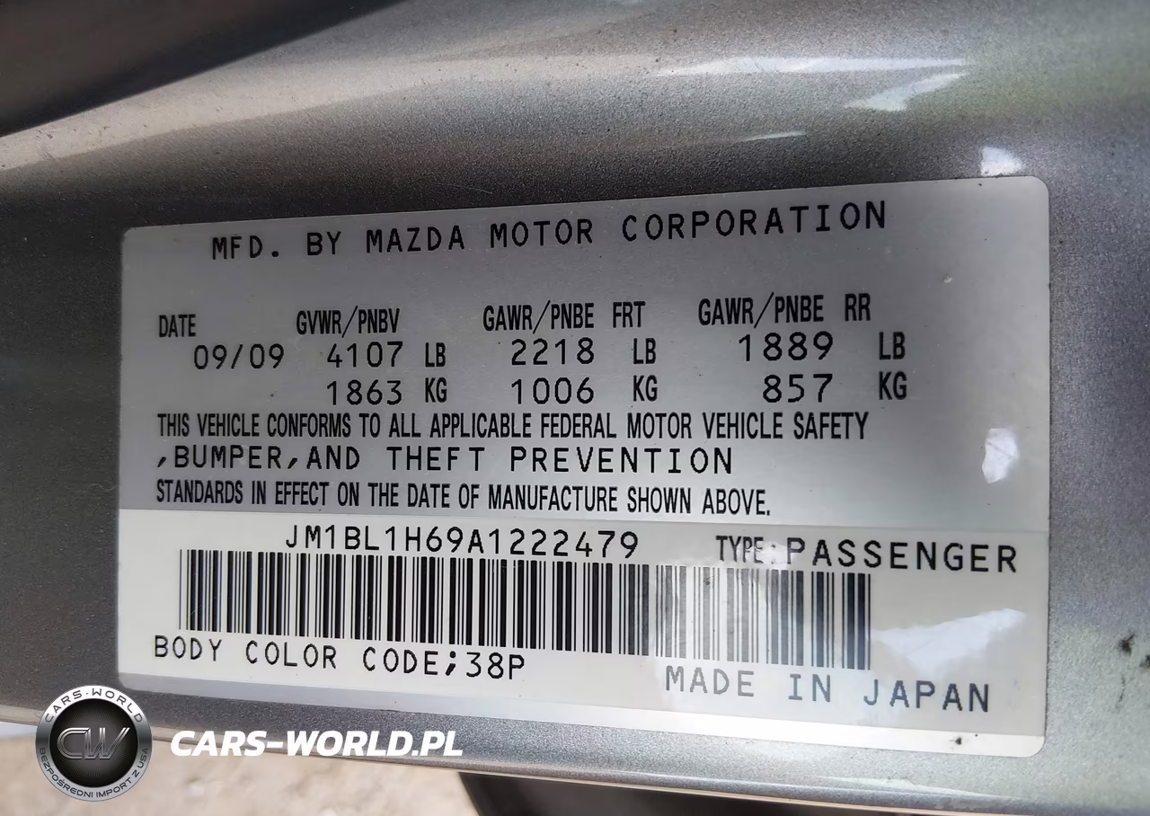 2010 Mazda Mazda3 S Sport VIN:JM1BL1H69A1222479 - 9