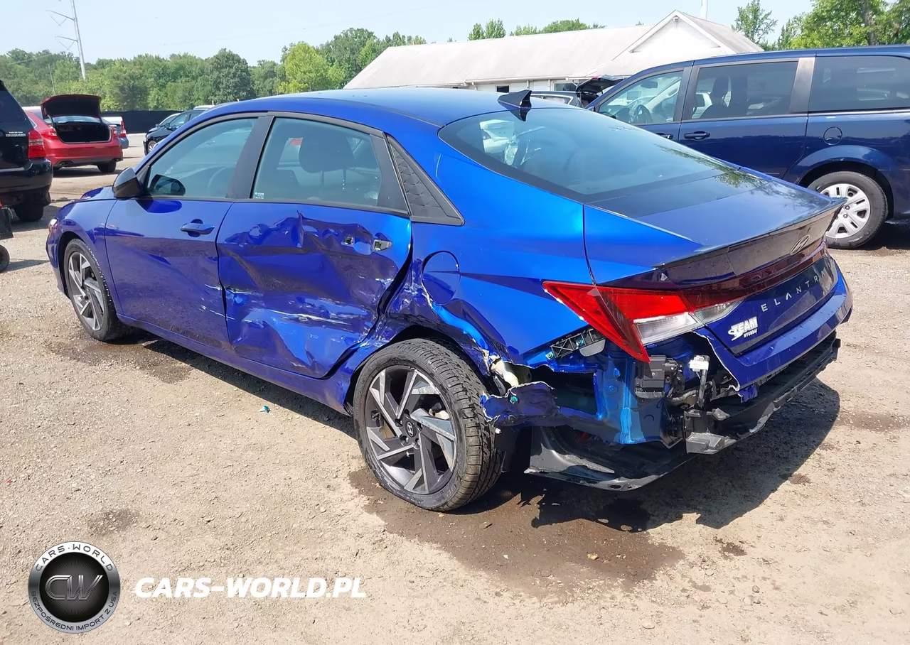 2025 Hyundai Elantra Sel Sport VIN:KMHLM4DG4SU907194 - 3