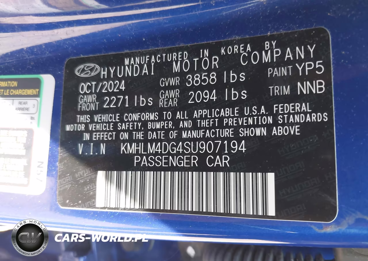 2025 Hyundai Elantra Sel Sport VIN:KMHLM4DG4SU907194 - 9