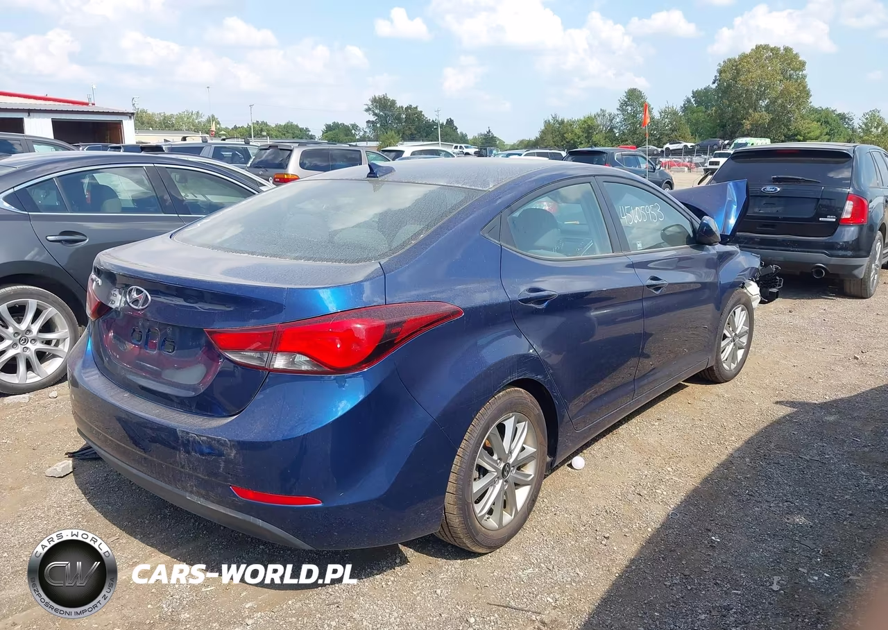 2016 Hyundai Elantra Se VIN:5NPDH4AE7GH689933 - 4