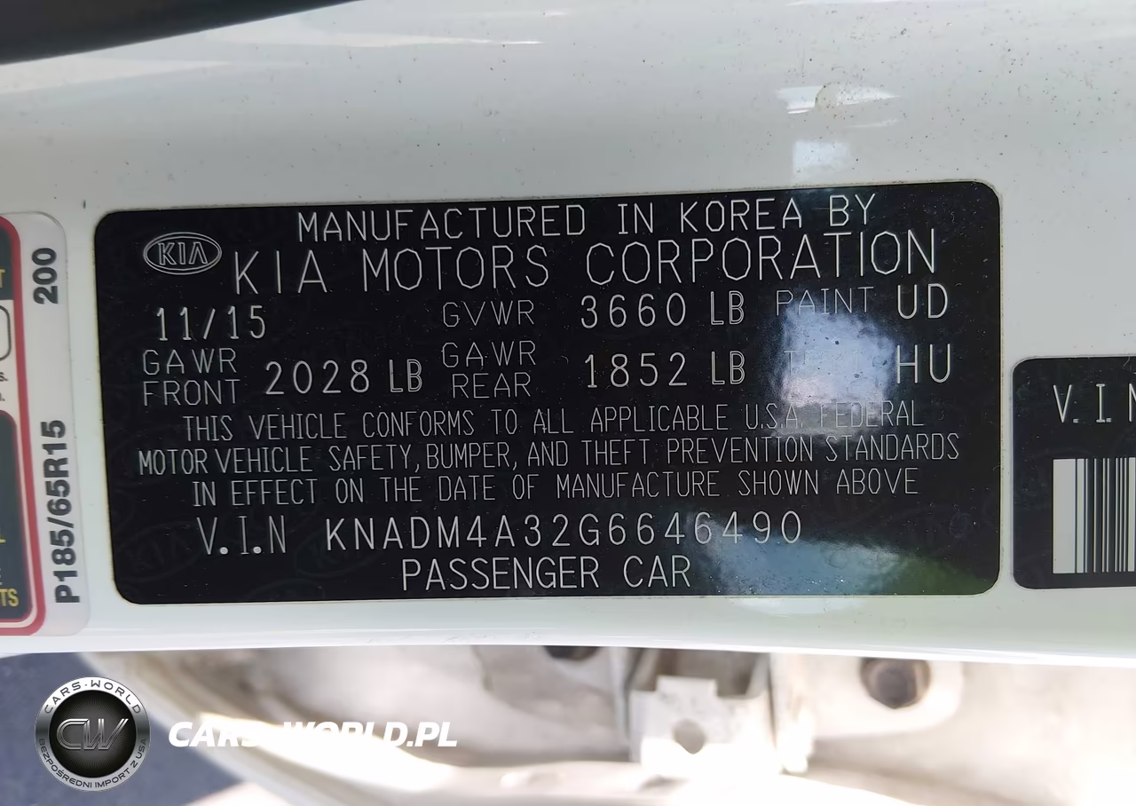 2016 Kia Rio Lx VIN:KNADM4A32G6646490 - 9