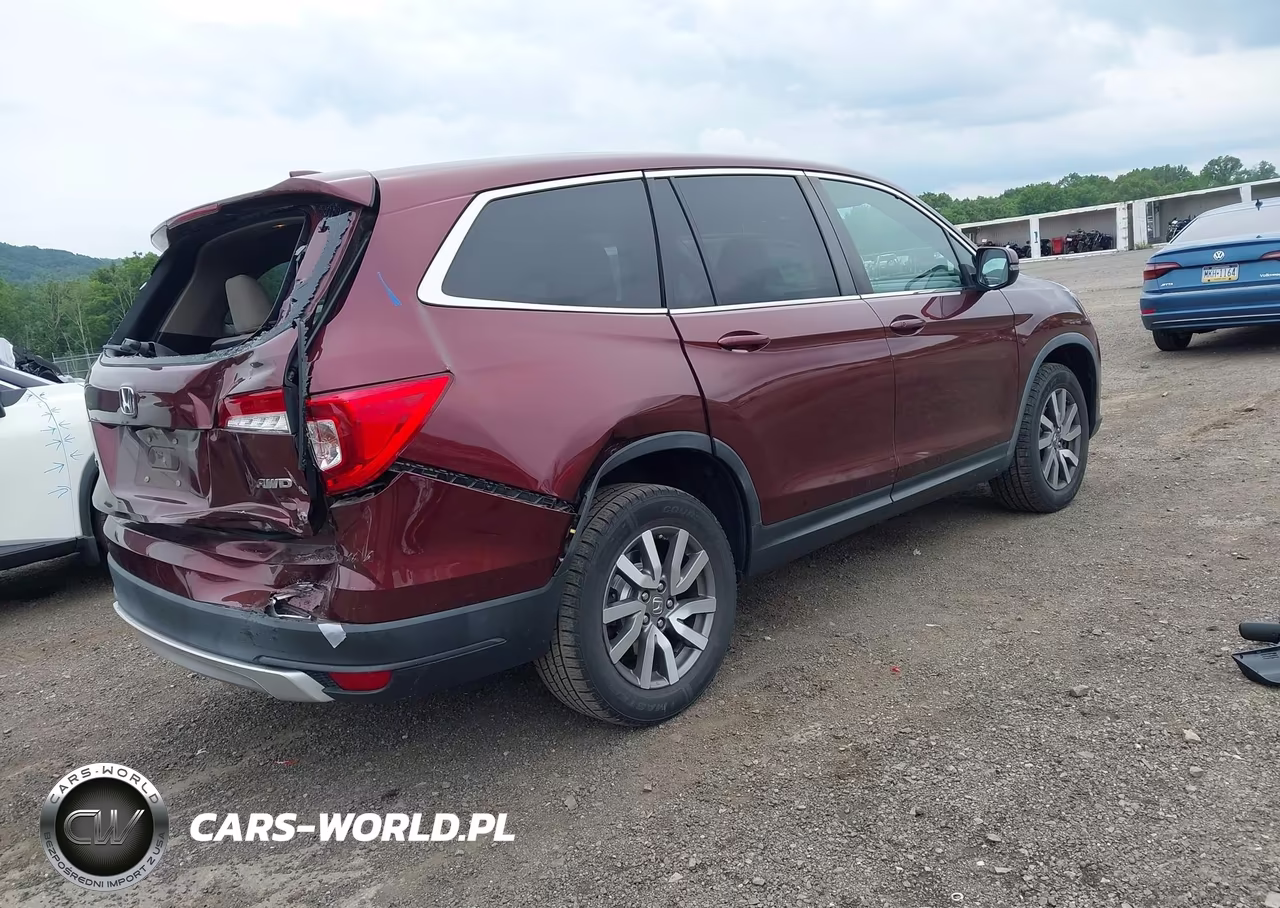 2019 Honda Pilot Ex VIN:5FNYF6H37KB039448 - 4