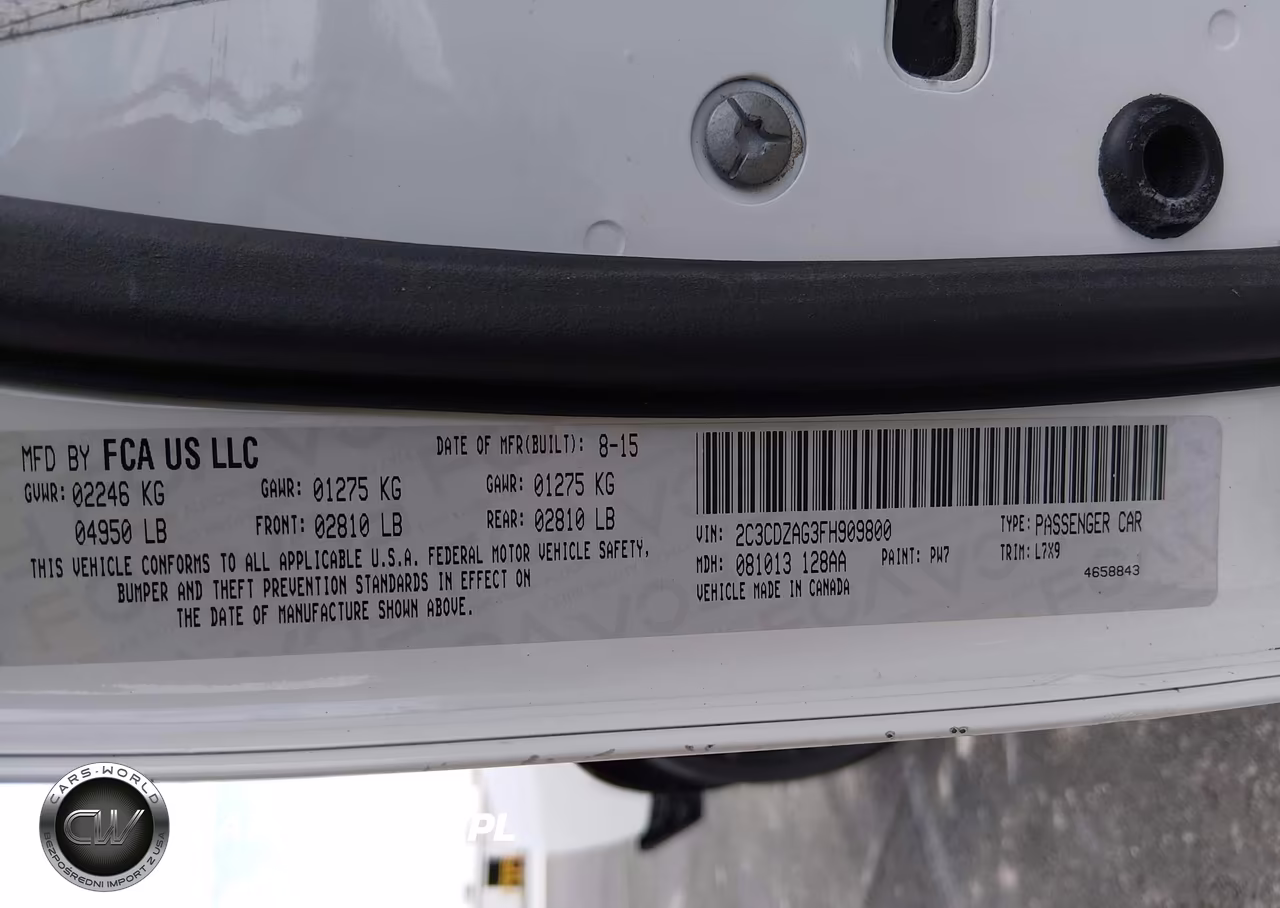 2015 Dodge Challenger Sxt VIN:2C3CDZAG3FH909800 - 9