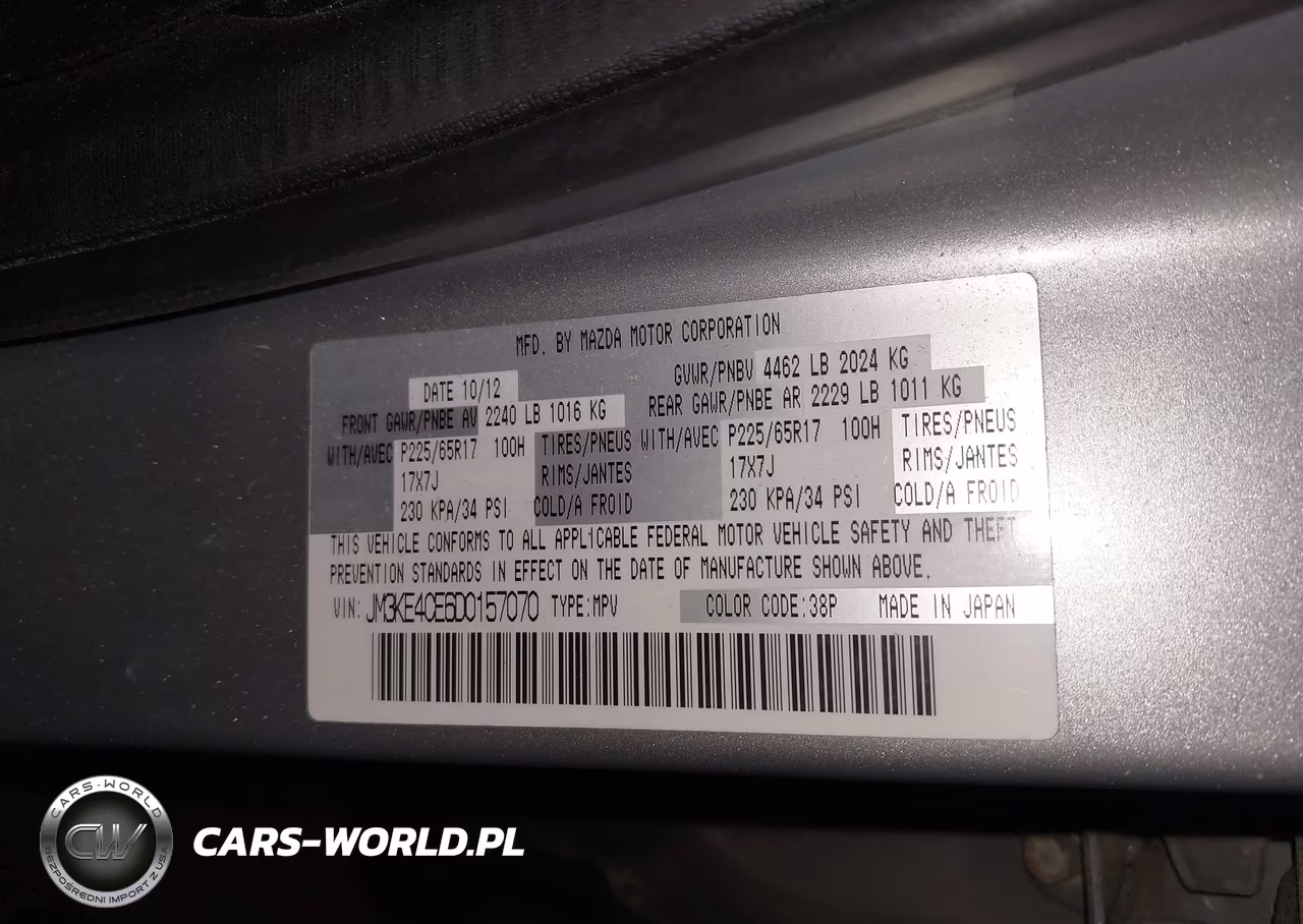 2013 Mazda Cx-5 Touring VIN:JM3KE4CE6D0157070 - 9