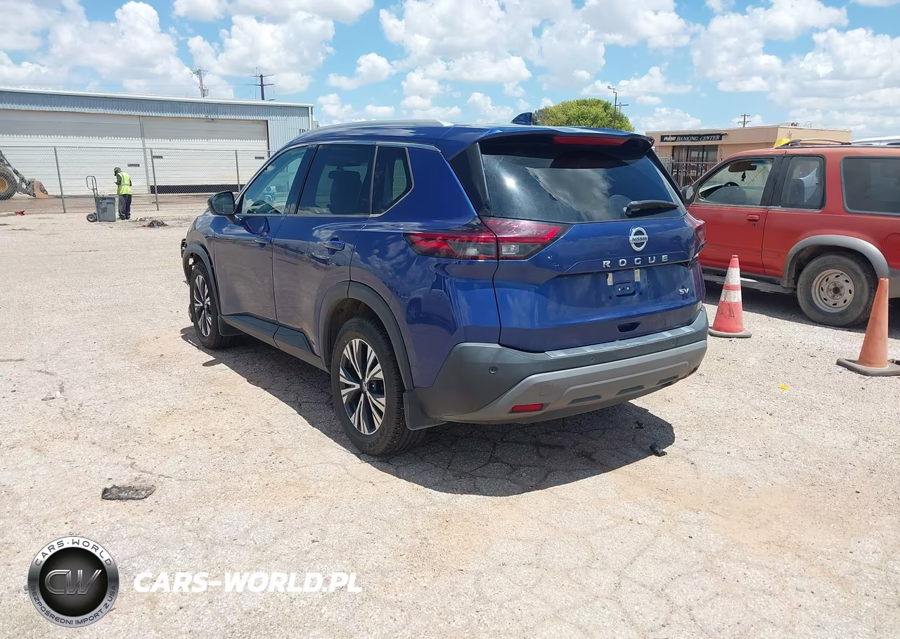 2021 Nissan Rogue Sv Fwd VIN:5N1AT3BA9MC804591 - 3