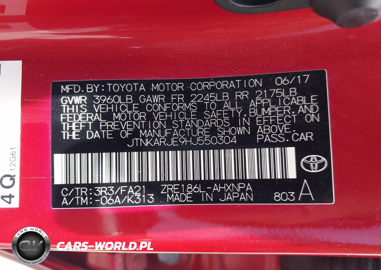 2017 Toyota Corolla Im VIN:JTNKARJE9HJ550304 - 9