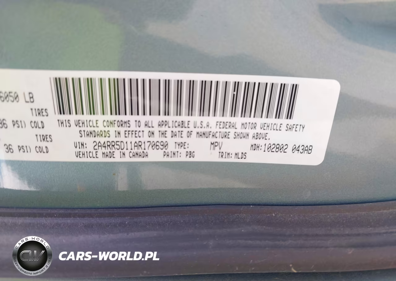 2010 Chrysler Town & Country Touring VIN:2A4RR5D11AR170690 - 9