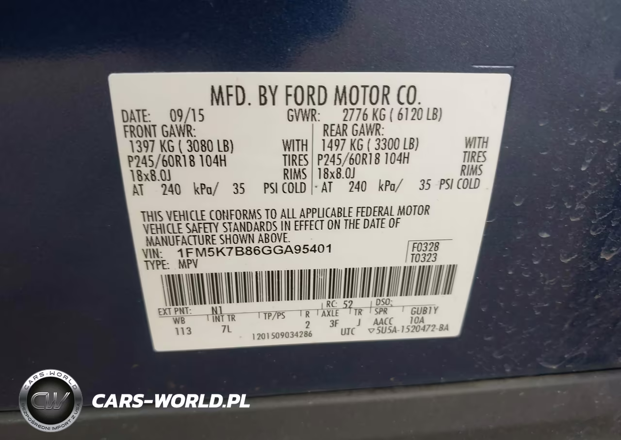 2016 Ford Explorer VIN:1FM5K7B86GGA95401 - 9