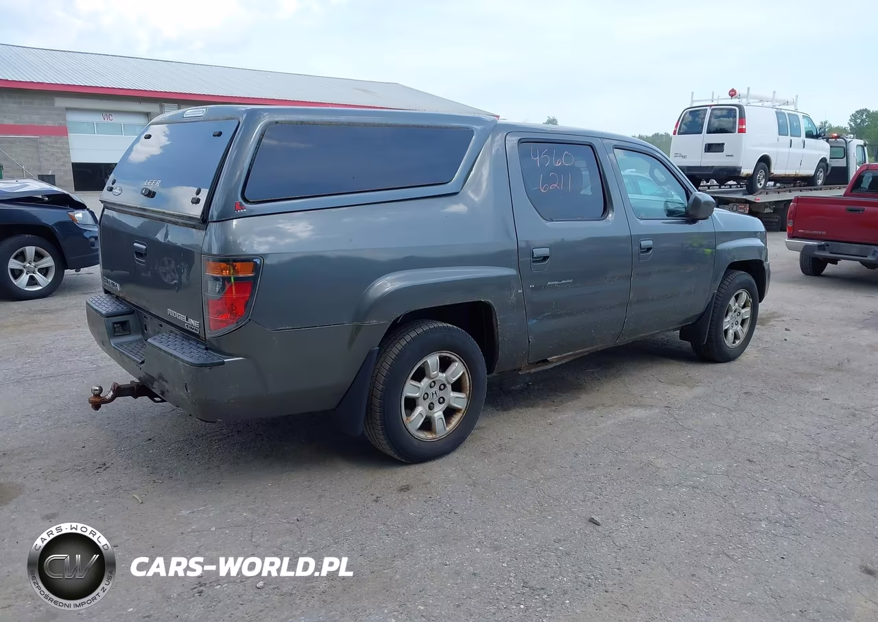 2007 Honda Ridgeline Rtl VIN:2HJYK16537H536965 - 4