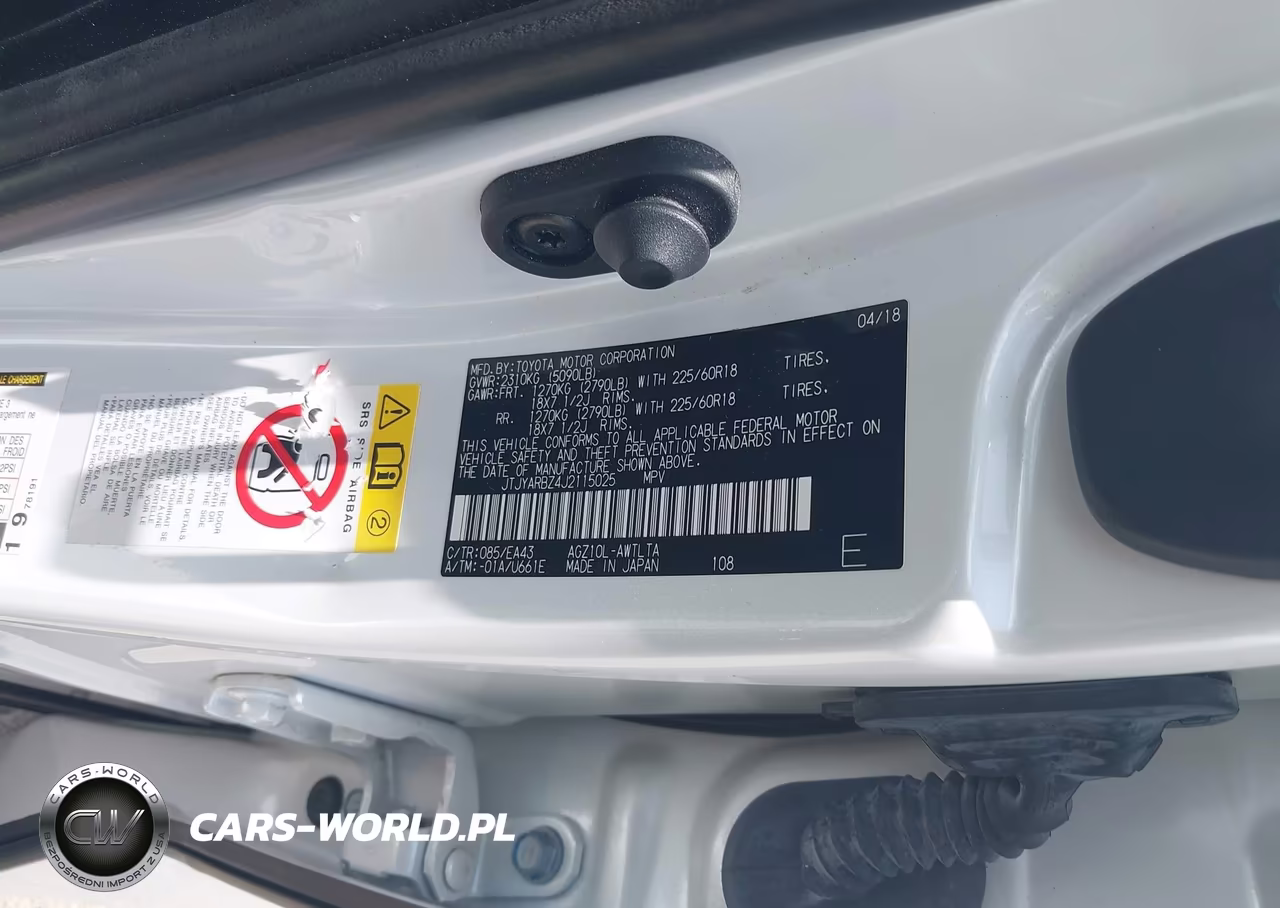 2018 Lexus Nx 300 VIN:JTJYARBZ4J2115025 - 9