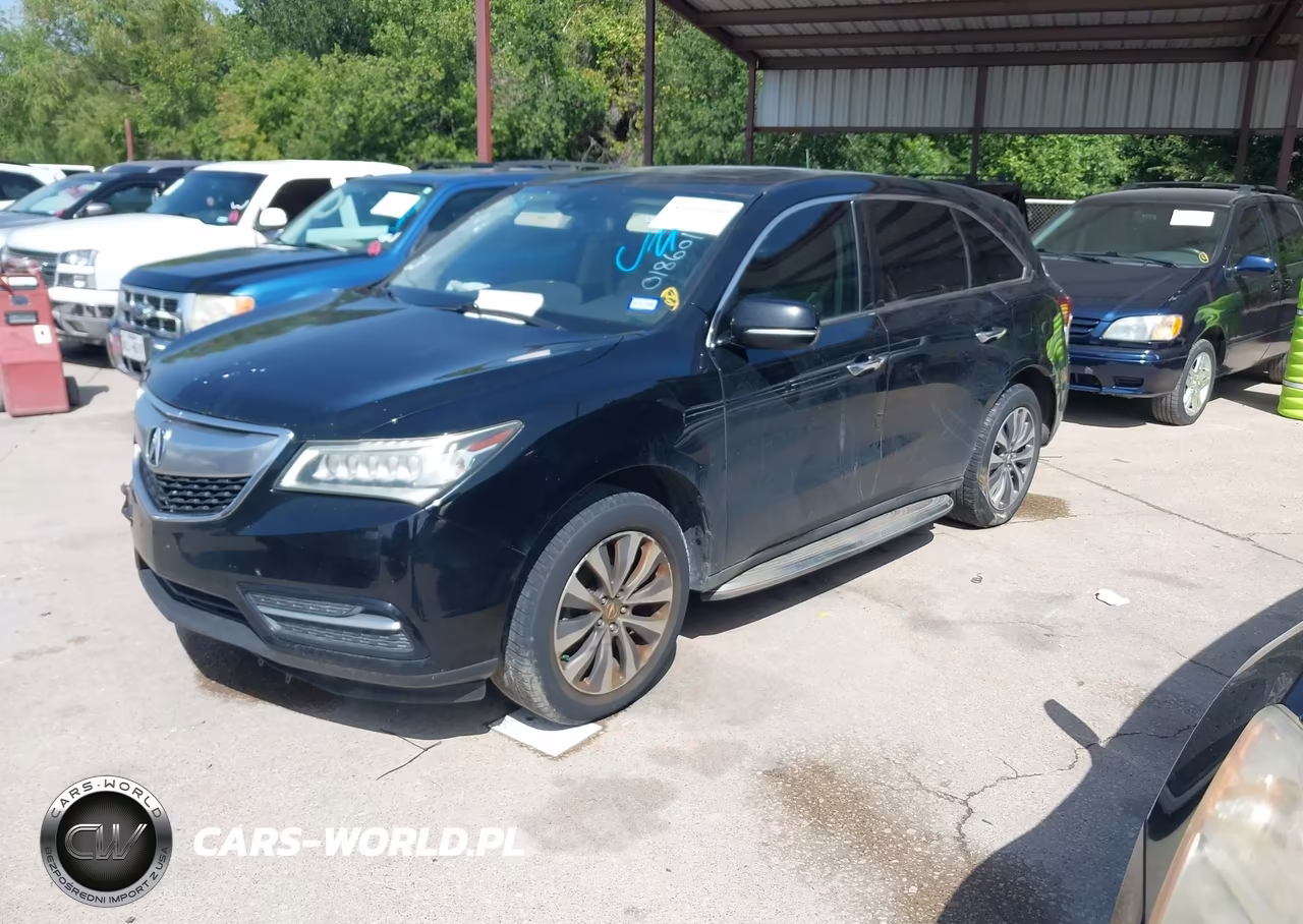 2014 Acura Mdx Technology Package VIN:5FRYD3H45EB018601 - 2