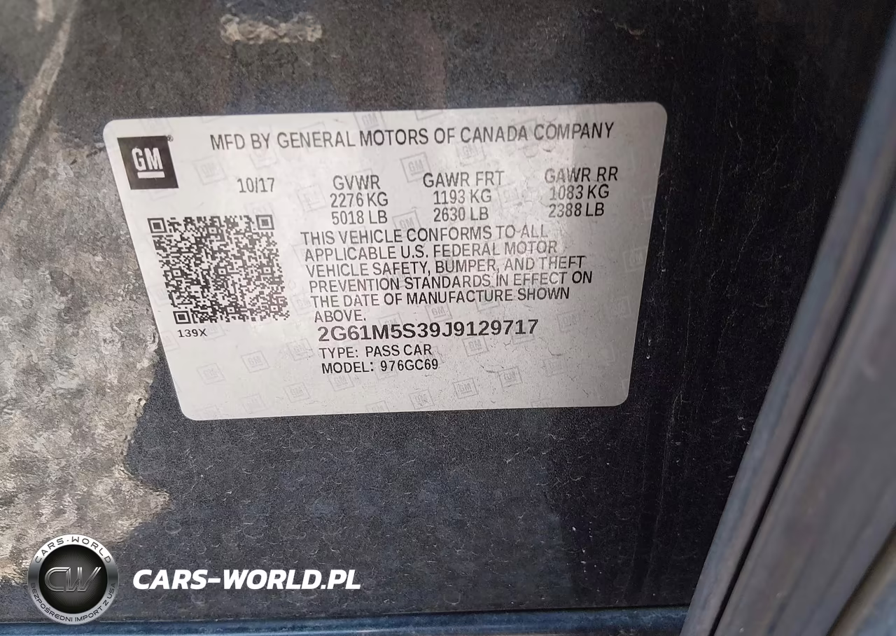 2018 Cadillac Xts Luxury VIN:2G61M5S39J9129717 - 9